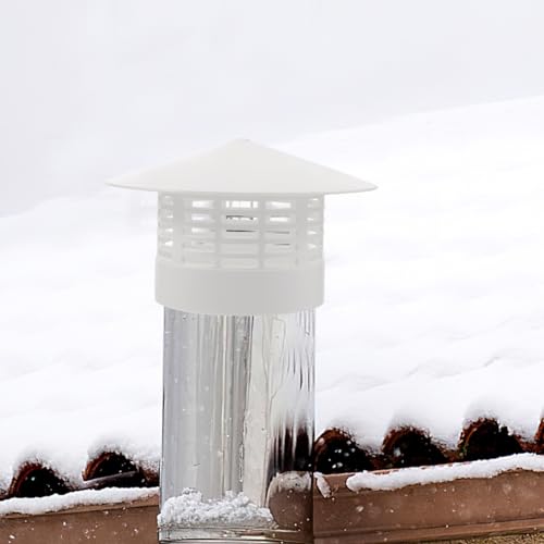 Cubierta de plástico para ventilación ifundom de techo con sombrero protector 6