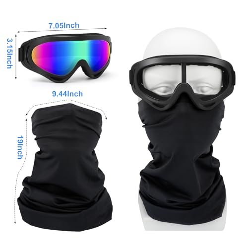 4-FQ Motorcycle Goggles 3-Pack