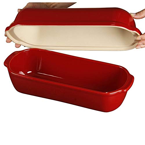 Emile Henry Italian Bread Loaf Baker | Burgundy #TOP2
