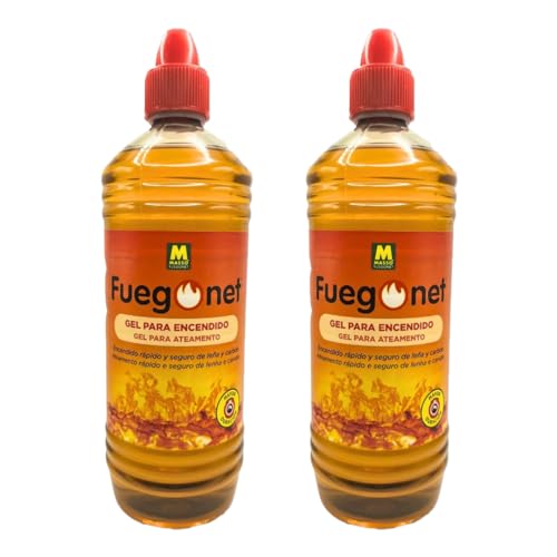 Gel para Encendido 1L Muy Rápido y Seguro para Chimeneas, Estufas y Barbacoas para Leña y Carbón MUY EFECTIVO | Encendido Rápido y Seguro | Apto en Interior y Exterior | FuegoNet Nexum Market (2)