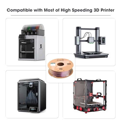 Image of eSUN Magic PLA Filament 1.75mm, Dual Color Dark Night Starlight Twinkling PLA 3D Printer Filament, 1KG (2.2 LBS) Spool, Dark Twinkling Blue