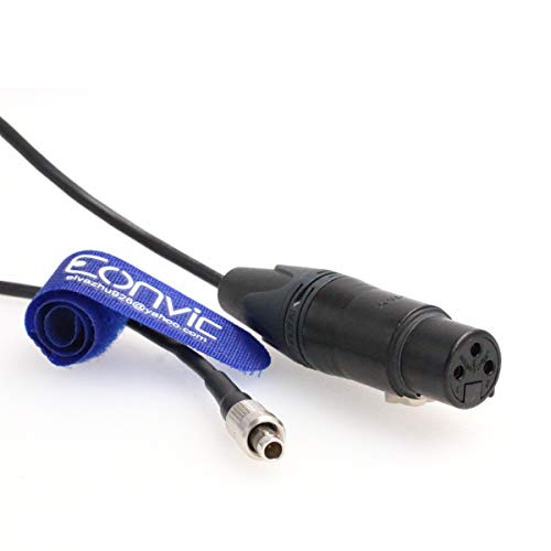 Cable de entrada de audio XLR de 3 pines a FVB 00 para transmisor Sennheiser SK2000 cable audio negro 2