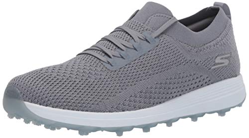 Skechers Women's Max Golf Shoe, Slate Knit, 6.5 M US