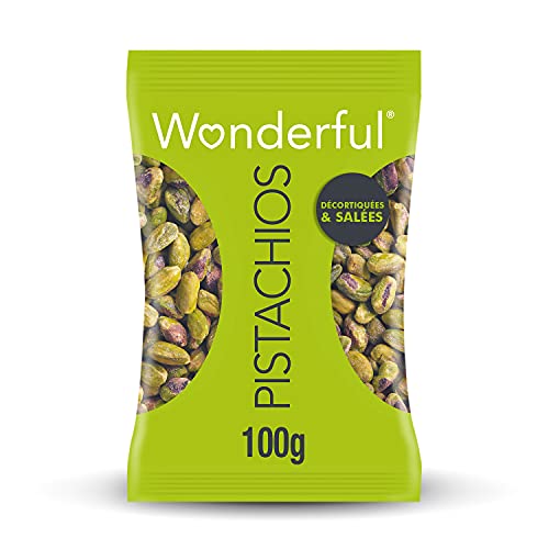 Wonderful Pistachios & Almonds- Pistaches décortiquées grillées & salées 100g mûries sous le soleil californien Cover