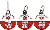 Buttonsmith Custom Medical Alert Tag Set