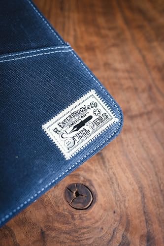 Image of Esterbrook Canvas Collection - 20 Pen Zipper Case - Navy Blue