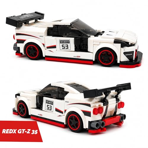 Image of GRIPZ Grid REDX GT-Z35 Car Building Blocks Set 294 PCS | DIY Racing Sports Car Model Kit | STEM Brick Toy for Kids 6+ Years Boys & Girls