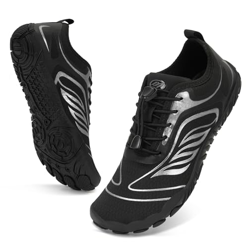 Image of Hike Barefoot Shoes Women Men,Wide Toe Water Shoes 2025 New Breathable Grounded Footwear Non-Slip Fashion Hiking Shoe for Walking Swim Pool Beach Outdoor Water Sports