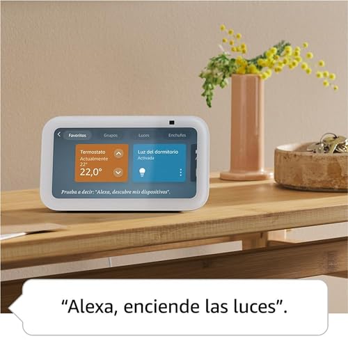 Miniatura 6 de Echo Show 5 (Última generación) | Gris azulado + WiZ Enchufe Inteligente, compatible con Alexa - Kit de inicio de Hogar digital