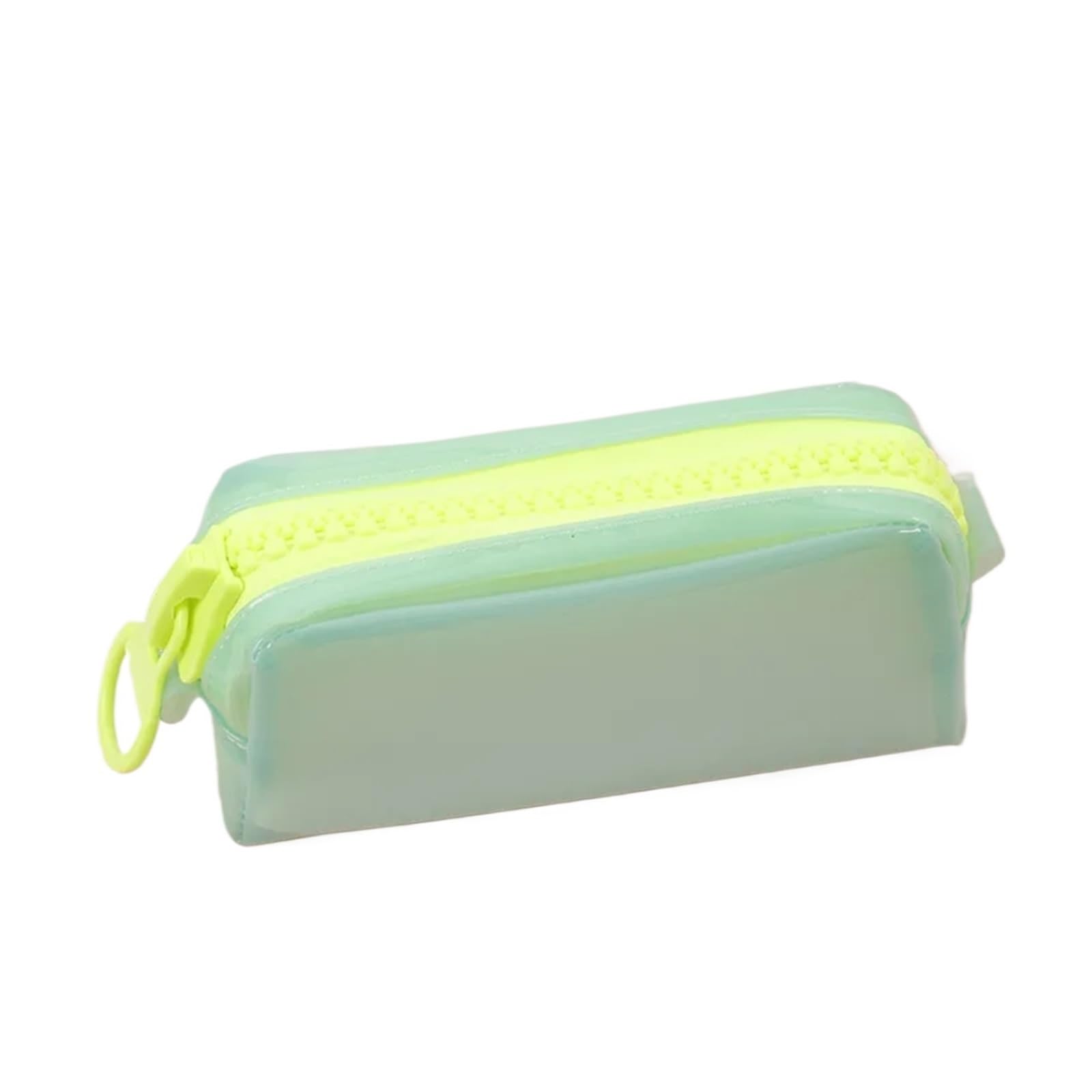 Estuche for lápices con Cremallera Grande, 2 uds., Cuadrado, Gran Capacidad, papelería for Estudiantes, Suministros Escolares, Bolsa de Almacenamiento para Estudiantes(Green)
