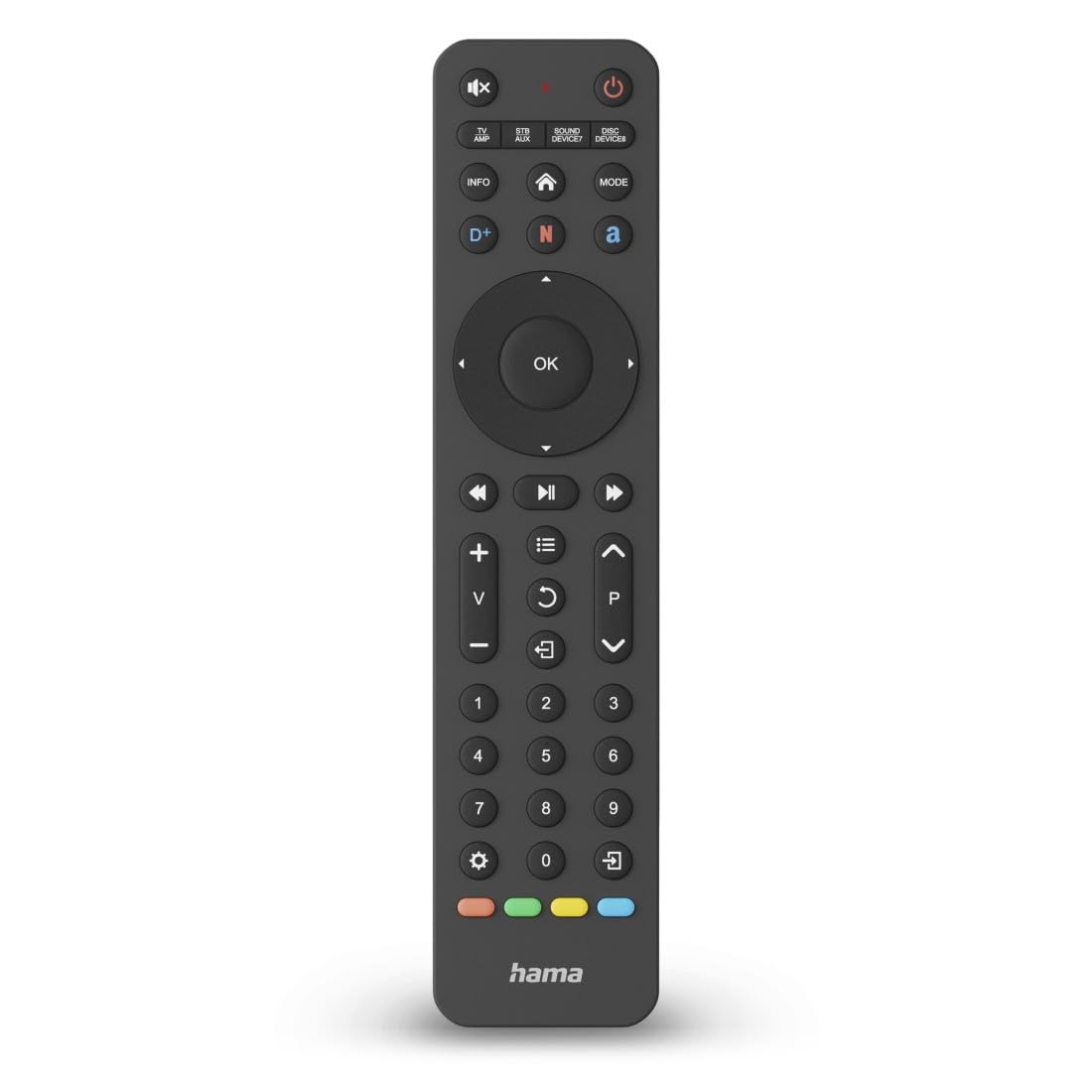 Hama 00221055 Remote Control Ir Wireless Tv Press Buttons