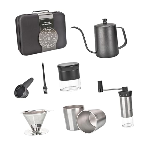 BNF®9X Camping Coffee Maker Set Dripper Sets Kettle for Home Outdoor Coffee Shop|Home & Garden | Kitchen, Dining & Bar | Small Kitchen Appliances | Coffee & Tea Makers | Replacement Parts & Accs BNF®9X Camping Coffee Maker Set Dripper Sets Kettle for Home Outdoor Coffee Shop|Home & Garden | Kitchen, Dining & Bar | Small Kitchen Appliances | Coffee & Tea Makers | Replacement Parts & Accs