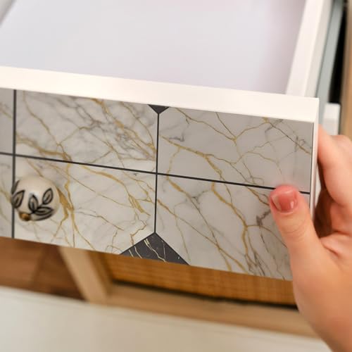 Papel para forrar muebles de cocina autoadhesivo impermeable mate lavable mármol 75x150 cm 4