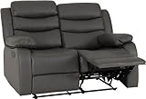 Seconique Roma 3+2 Recliner Suite in Grey Faux Leather - Image 9