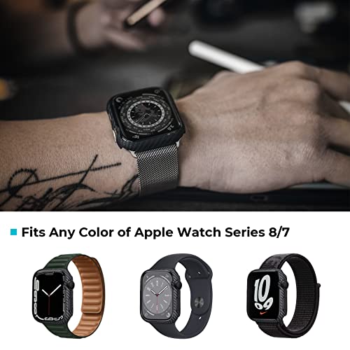Pitaka Air Case For Apple Watch Series 8/7, 45Mm Exquisite Refined Minimalist Slim Apple Watch Case Protective Iwatch Case - Aramid Fiber #TOP5
