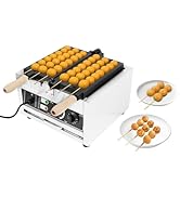 Commercial 42 pcs Donut Ball Waffle Maker Nonstick Waffle Baker Machine 1500W