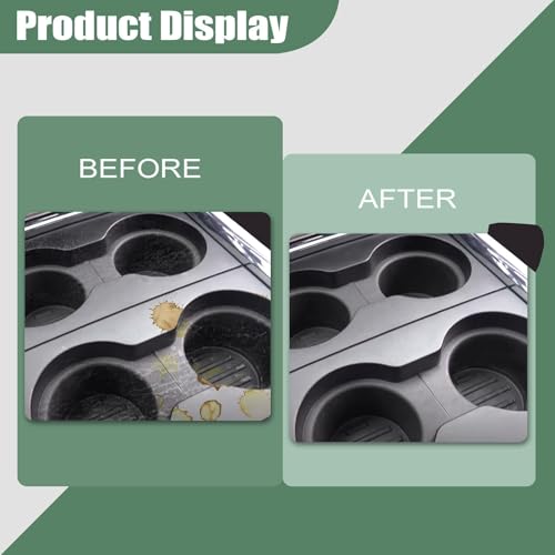 Insertos portavasos centrales negros 2 piezas para Ford Super Duty miniatura 5