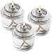 Liquid Votive Candles Fuel Cells - 15 Hour Burn Time - Set of 96 - Disposable - Made in USA