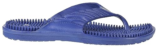 Image of Acupressure slippers for foot massage with magnetic Unisex-Adult (8, Blue)