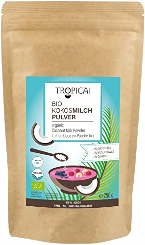 Tropicai Bio-Kokosmilchpulver - ohne Zusatzstoffe / maltodextrinfrei, 250 g Cover