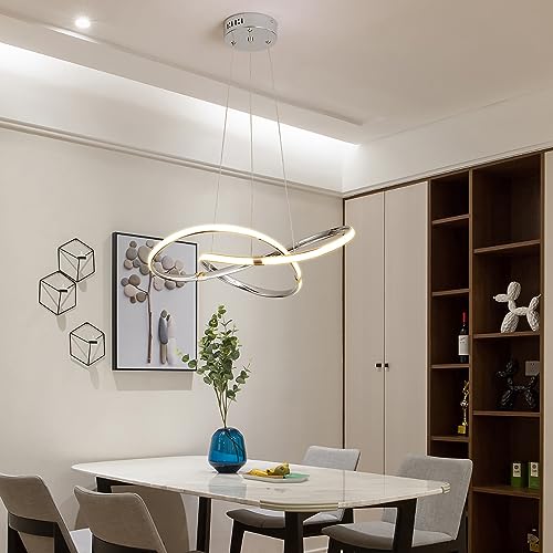 Lampe de table à manger LED pour îlot de cuisine moderne - 3