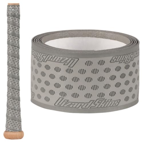 Lizard Skins DSP Ultra Bat Grip, Platinum Gray, 1.8 mm