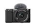 Sony ZV-E10K Systemkamera (APS-C) mit 16-50 mm f/3,5-5,6 II Power Zoom Kit-Objektiv – dreh- und schwenkbarer Bildschirm, Echtzeit-Augenautofokus, ideal für Vlogger & Einsteiger