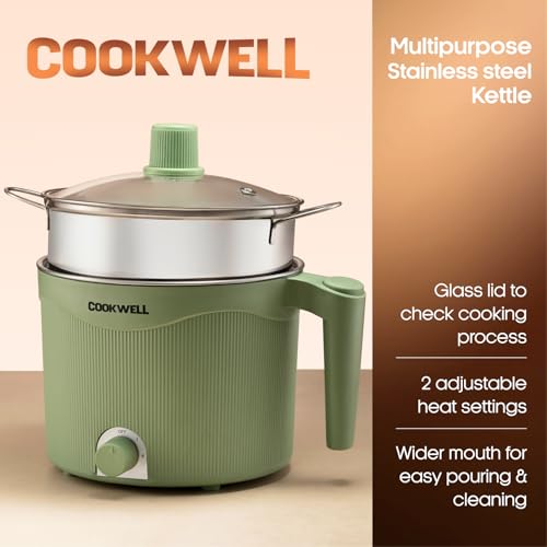 Image of Cookwell Multipurpose Cook Kettle 600W (Green Steel)