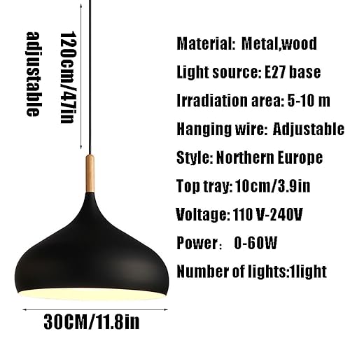 Coiffure lampe suspendue créative lustre style rétro - 3