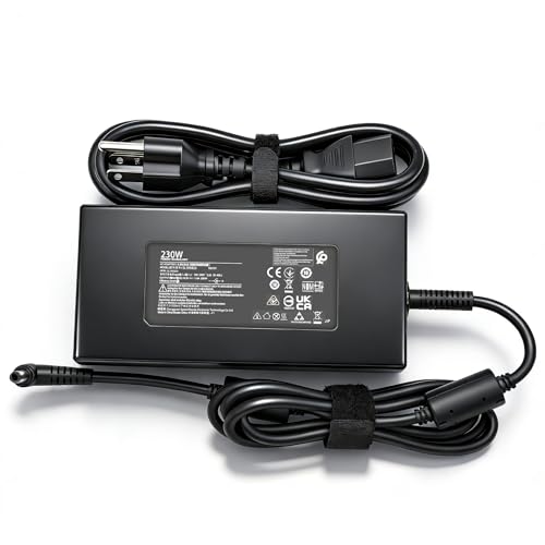 Caricabatterie 230W per Gigabyte Aorus 15G 15P Aero 15 16 17 Laptop Chicony A17-230P1A A12-230P1A Alimentatore