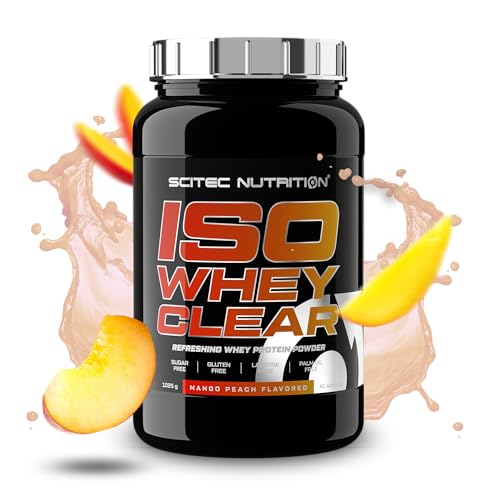 Iso Whey Clear Mangue-Pêche isolat fluide contre les ballonnements du sportif
