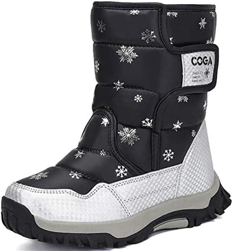 （18:30時点） [メイオウ] スノーブーツ キッズ ジュニア ブーツ ウインターブーツ 子供靴 裏ボア スキー アウトドア 冬用ブーツ 防水 保暖 防寒 雪遊び スキー 雪用 ブーツ スキー 男の子 女の子