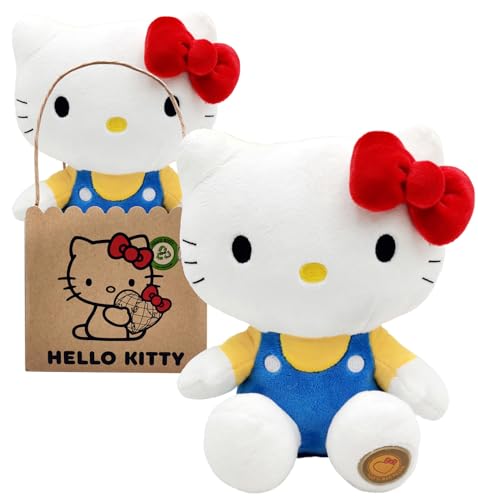 Joy Toy 20612 Hello Kitty - Peluche clásico ecológico de 24 cm, Multicolor Joy Toy 20612 Hello Kitty - Peluche clásico ecológico de 24 cm, Multicolor