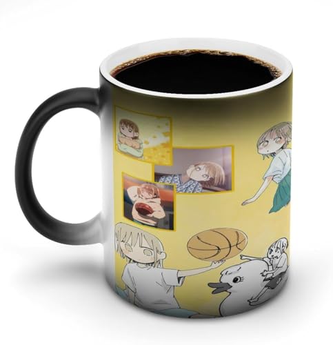 アオのハコ 鹿野千夏 蝶野雛153 マグカップ 熱で色が変わ 湯のみ セラミック 大容量 かわいい カップ 誕生日 クリエイティブ ギフトアイデア セラミック素材 330ml