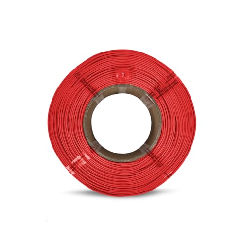 Image of 3IDEA Bambu Lab PLA Basic 3D Printing Filament - Red, 1KG Without Spool