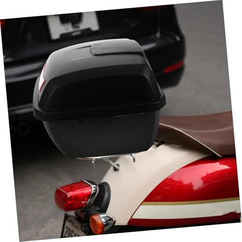 Coffre de rangement arrière moto robuste contre le vol de casque - 5