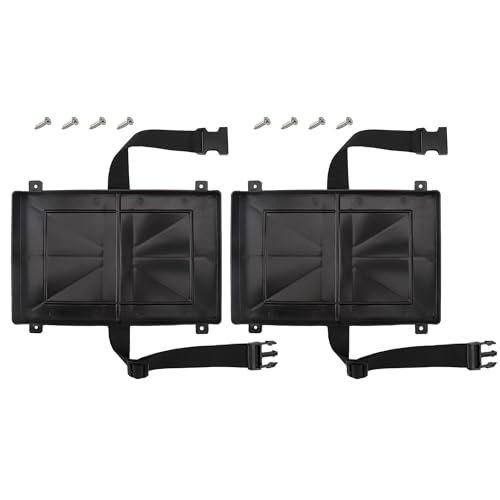 Image of Group 24 Battery Tray for Marine RV, Car, etc Heavy Duty Marine Battery Holders,Anti-Slip Battery Case for Battery (Group 24 (2 Pack))