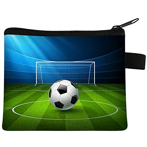 Sanfly - Sanfly Football Basket-Ball Porte-Monnaie Mignon Casque Sac Petit Sac à Main Portefeuille Dessins animés pour Enfants Motif Fans Adolescents Cadeau d'anniversaire