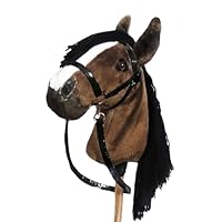 Hobby Horse for Kids A4 Chestnut Hobby Horse on Stick