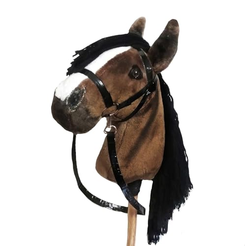 Hobby Horse for Kids A4 Chestnut Hobby Horse on Stick