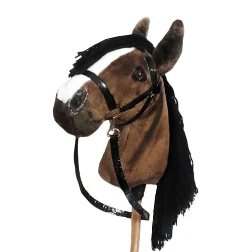 Hobby Horse for Kids A4 Chestnut Hobby Horse on Stick