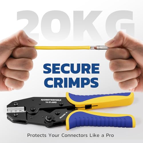 Image of haisstronica Crimping Tool for Solar Connectors, AWG 14 12 10