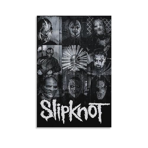 �f��|�X�^�[ SLIPKNOT �X���b�v�m�b�g (KNOTFEST JAPAN 2020 �J��) �|�X�^�[(1) �Ǐ��� �L�����o�X ��� �|�X�^�[ �o�X���[�� �Q������ �G�� ���ʉ� �E�H�[���A�[�g �f���炵���M�t�g08x12inch(20x30cm)