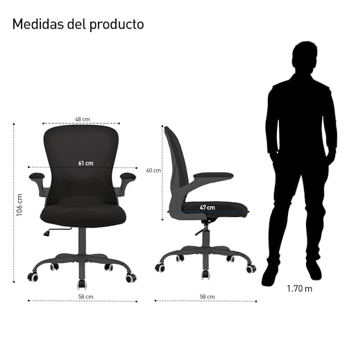 El Mejor Listado de Sillas para Oficina Walmart , listamos los 10 mejores. 15 Sillas para Oficina Walmart marca Bluelander (3)