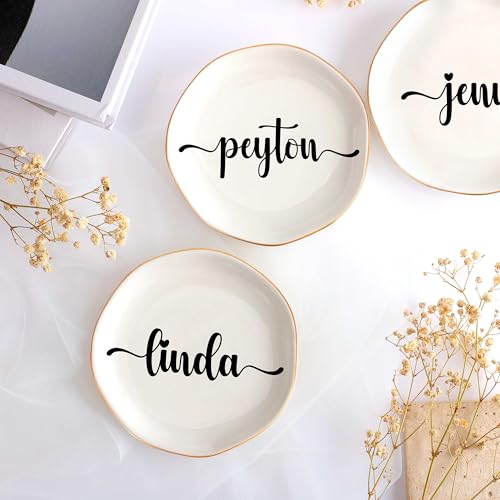 Jennifer-Jewelry-Holder-Gifts-for-Women-Personalized-Name-Jewelry-Ring-Dish-Bridesmaid-Bride-Gifts-for-Wedding-Day-Anniversary-Day-Valentines-Day-Birthday-Gifts-for-Her-Women-Wife-Girlfriends-Mom