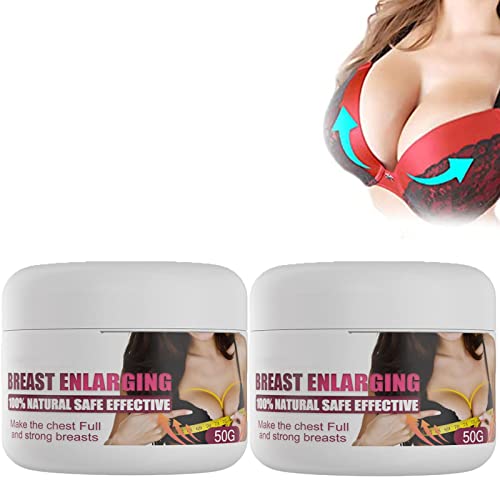 Lot de 2 crèmes de renforcement de la poitrine, crème de renforcement pour la poitrine et les hanches, crème de levage des hanches, crème pour agrandir les...