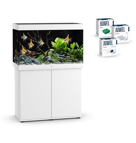 JUWEL Aquarium Rio 290 Kombination Weiß Premium-Bundle