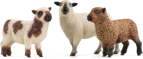 Schleich 42660 Amiche Pecore, Da 3 Anni, Farm World - Figura, 5 X 19 X 11 Cm - 11