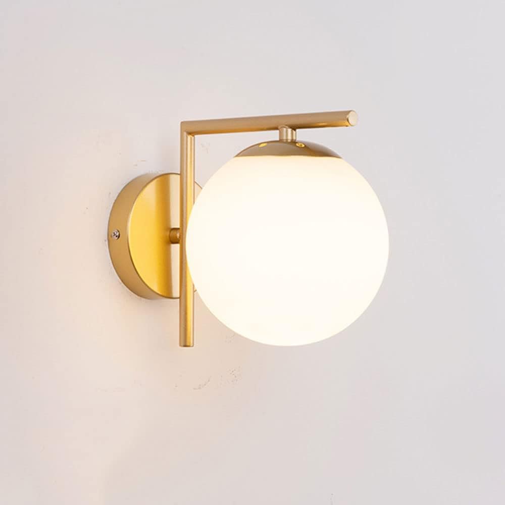VDOQTLJT Wall Sconces Interior Light Fixture with Glass Decor Lamp Modern Sconce Indoor LED r g Roomoom Bathroom Hallway