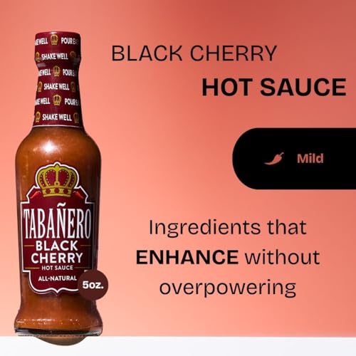 Image of Tabanero Hot Sauce, Gourmet Habanero Sauce Gift, 5 oz Small Glass Bottle